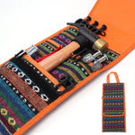 Sac à marteaux pour tente de style ethnique randonnée camping, étui de rangement portable pour piquets de tente