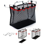 Support de rangement pliable en maille pour pique-nique et camping, avec support en métal pour ustensiles de cuisine, Support pour ustensiles de cuisine