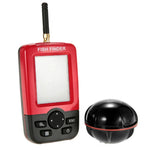 Détecteur de poisson sans fil XJ-01 Sonde sonar 125KHz Capteur de profondeur 0,6-36m Détecteur de poissons avec écran LCD 2,4 pouces et antenne, Capteur de température d'eau intégré, XJ-01