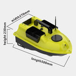 Bateau amorceur de pêche extérieur D18B GPS à deux moteurs avec 3 conteneurs d'appâts, prise US, D18B GPS (prise EU), D18B GPS (prise US)