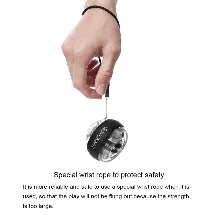 Gyroball LED original Xiaomi Youpin Yunmai entraîneur de poignet, spinner essentiel gyroscopique pour exercice de l'avant-bras