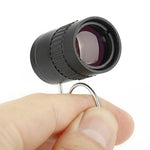 Mini télescope de poche 2,5x17,5mm avec boucle pour doigt, 2,5x17,5 Noir, 2,5x17,5 Or