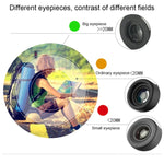 Mini télescope de poche 2,5x17,5mm avec boucle pour doigt, 2,5x17,5 Noir, 2,5x17,5 Or