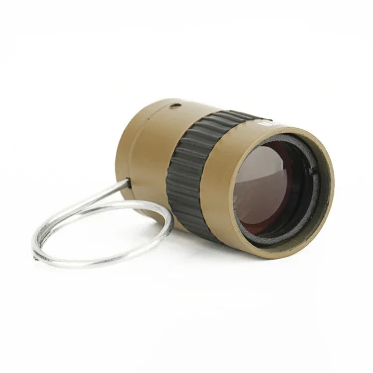 Mini télescope de poche 2,5x17,5mm avec boucle pour doigt, 2,5x17,5 Noir, 2,5x17,5 Or
