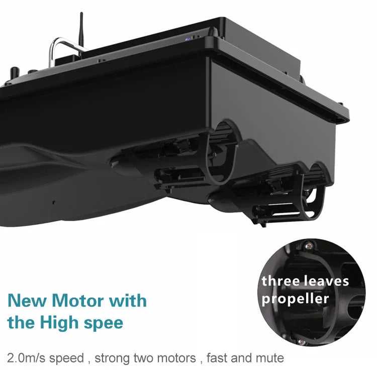 Bateau amorceur intelligent D16 RC 2 kg de chargement 500 m, D16