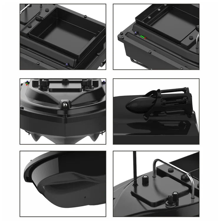 Bateau amorceur intelligent D16 RC 2 kg de chargement 500 m, D16