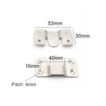 20 PCS de fixations en acier inoxydable pour suspension de cadre photo, Taille : L, L 20 PCS