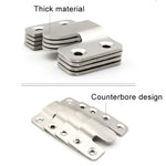 20 PCS de fixations en acier inoxydable pour suspension de cadre photo, Taille : L, L 20 PCS