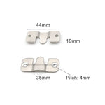 30 PCS de fixations en acier inoxydable pour suspension de cadre photo, Taille : S, S 30 PCS