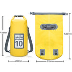 Sac sec étanche extérieur à double bretelle Sac sec, Capacité : 10L, 10L