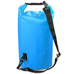 Sac étanche extérieur à une épaule, sac sec, sac baril en PVC, capacité : 15L, capacité : 15L (Bleu ciel), capacité : 15L (Jaune), capacité : 15L (Noir), capacité : 15L (Bleu foncé), capacité : 15L (Orange), capacité : 15L (Rose), capacité : 15L (Vert)