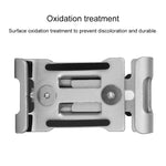 Support universel en alliage d'aluminium fixe non rotatif pour téléphone mobile moto vélo