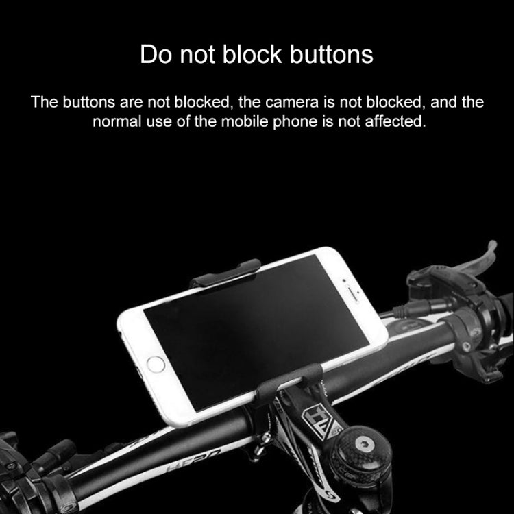 Support universel en alliage d'aluminium fixe non rotatif pour téléphone mobile moto vélo
