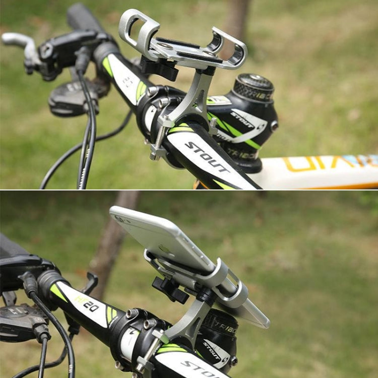 Support universel en alliage d'aluminium fixe non rotatif pour téléphone mobile moto vélo