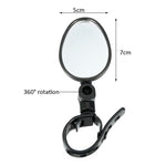 Miroir rétroviseur réfléchissant en silicone à dégagement rapide pour vélo de montagne, rotation à 360 degrés, miroir rétroviseur réfléchissant