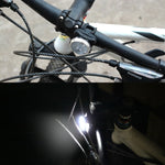 Lampe COB 160LM lumière blanche, charge USB, phare / feu arrière de vélo étanche à quatre vitesses, lumière blanche