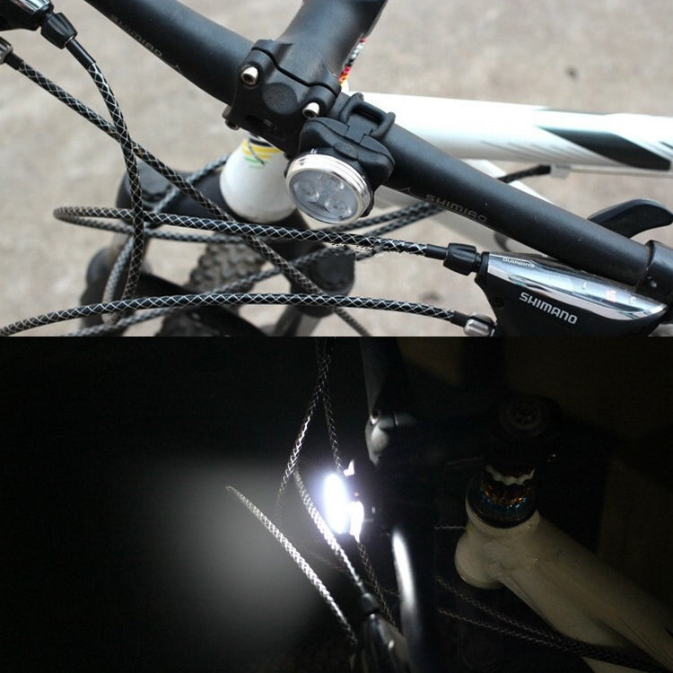 Lampe COB 160LM lumière blanche, charge USB, phare / feu arrière de vélo étanche à quatre vitesses, lumière blanche