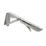 Étagère de rangement murale pliante en acier inoxydable à ressort de type K de 20 pouces pour table à manger, 20 pouces