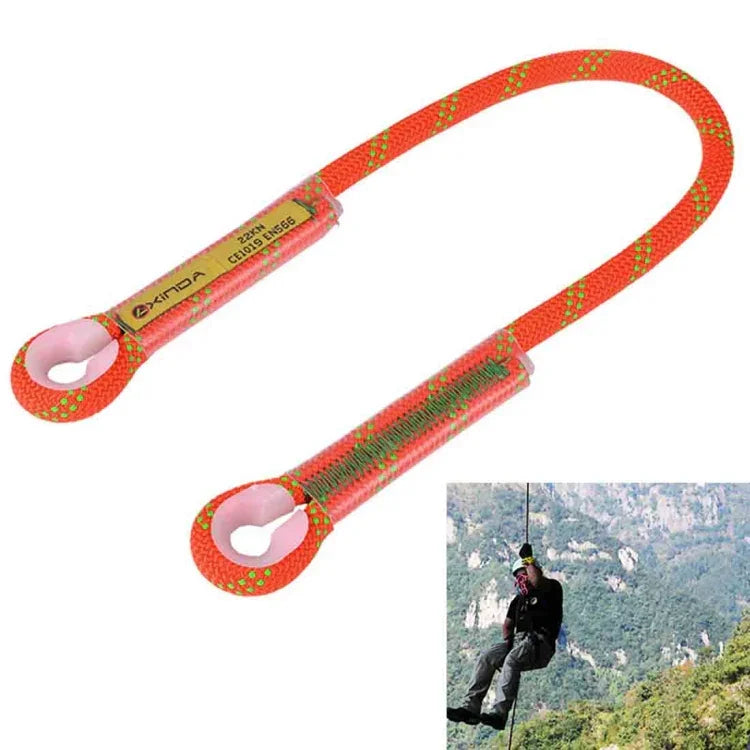 Corde de protection contre les chutes pour escalade en extérieur, rappel, alpinisme, Longueur : 60cm, Longueur : 60cm