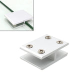 Pince combinée en alliage d'aluminium pour verre, clip de fixation de cloison d'armoire, clipé à 180 degrés 8-10mm, clipé à 180 degrés 8-10mm