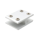 Pince combinée en alliage d'aluminium pour verre, clip de fixation de cloison d'armoire, clipé à 180 degrés 8-10mm, clipé à 180 degrés 8-10mm