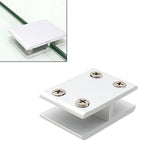 Pince combinée en alliage d'aluminium pour verre, clip de fixation de cloison d'armoire, clipé à 180 degrés 10-12mm, clipé à 180 degrés 10-12mm