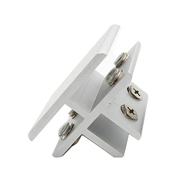 Pince combinée en alliage d'aluminium pour verre, clip de fixation de cloison d'armoire de type T, clipé 8-10mm, clipé de type T 8-10mm