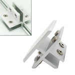 Pince combinée en alliage d'aluminium pour verre, clip de fixation de cloison d'armoire de type T, clipé 10-12mm, clipé de type T 10-12mm
