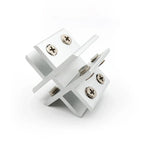 Pince combinée en alliage d'aluminium pour verre de type croix, clip de fixation de cloison d'armoire, clipé 8-10mm, clipé de type croix 8-10mm