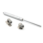 Tige télescopique amortisseur hydraulique à gaz pour armoire avec tête en caoutchouc, 10 pouces 80N (8kg), tête en caoutchouc, 10 pouces 80N (8kg)