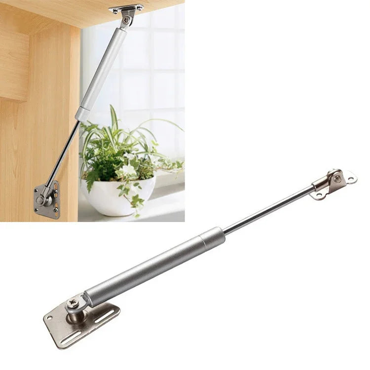 Tige télescopique amortisseur hydraulique à gaz pour armoire avec tête en fer, 10 pouces 80N (8kg), tête en fer, 10 pouces 80N (8kg)