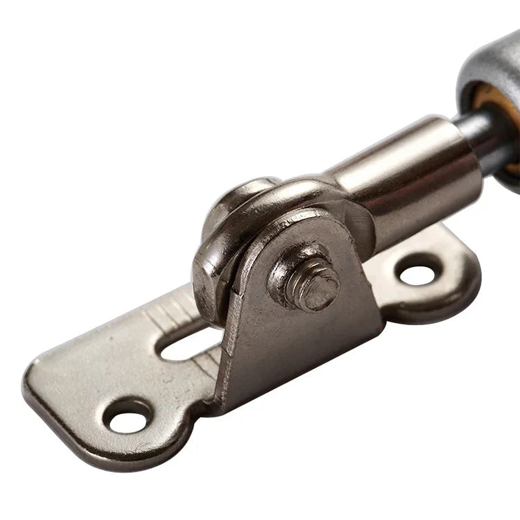 Tige télescopique amortisseur hydraulique à gaz pour armoire avec tête en fer, 10 pouces 80N (8kg), tête en fer, 10 pouces 80N (8kg)