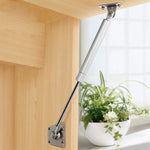 Tige télescopique amortisseur hydraulique à gaz pour armoire avec tête en fer, 10 pouces 80N (8kg), tête en fer, 10 pouces 80N (8kg)