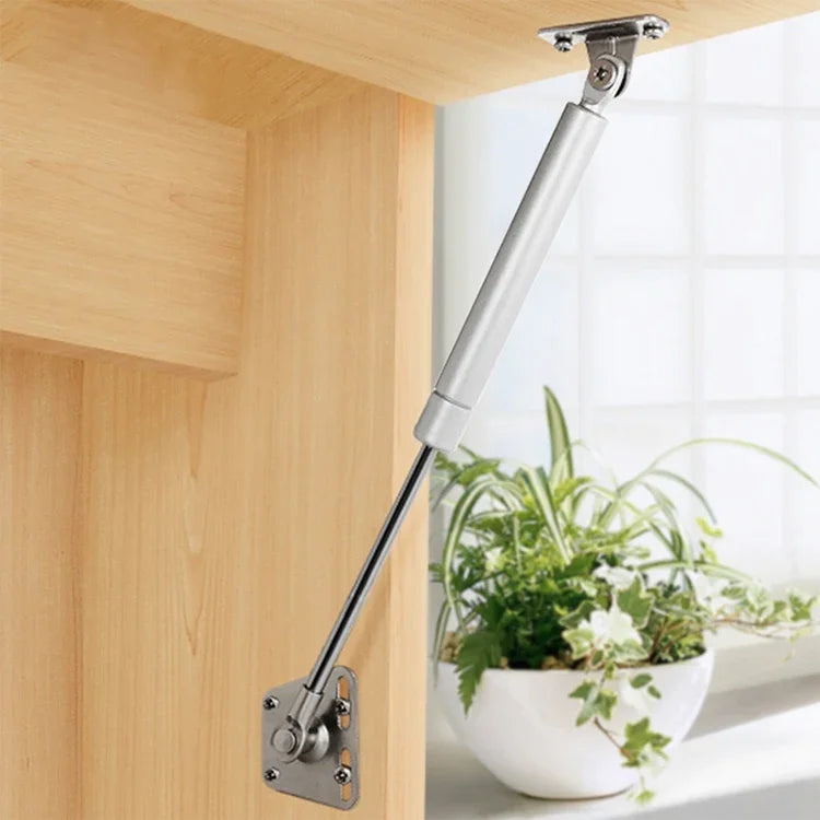 Tige télescopique amortisseur hydraulique à gaz pour armoire avec tête en fer, 10 pouces 80N (8kg), tête en fer, 10 pouces 80N (8kg)