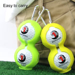 2 manchons de protection en silicone pour golf à double balle, 2 manchons noirs, 2 manchons jaune vif, 2 manchons roses, 2 manchons bleu foncé, 2 manchons verts, 2 manchons rouges, 2 manchons rouge rose, 2 manchons jaunes