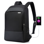 Sac à dos professionnel Bopai 751-006881 anti-vol, étanche, grande capacité, double épaule, avec port de chargement USB, Taille : 30x14x44cm, 751-006881