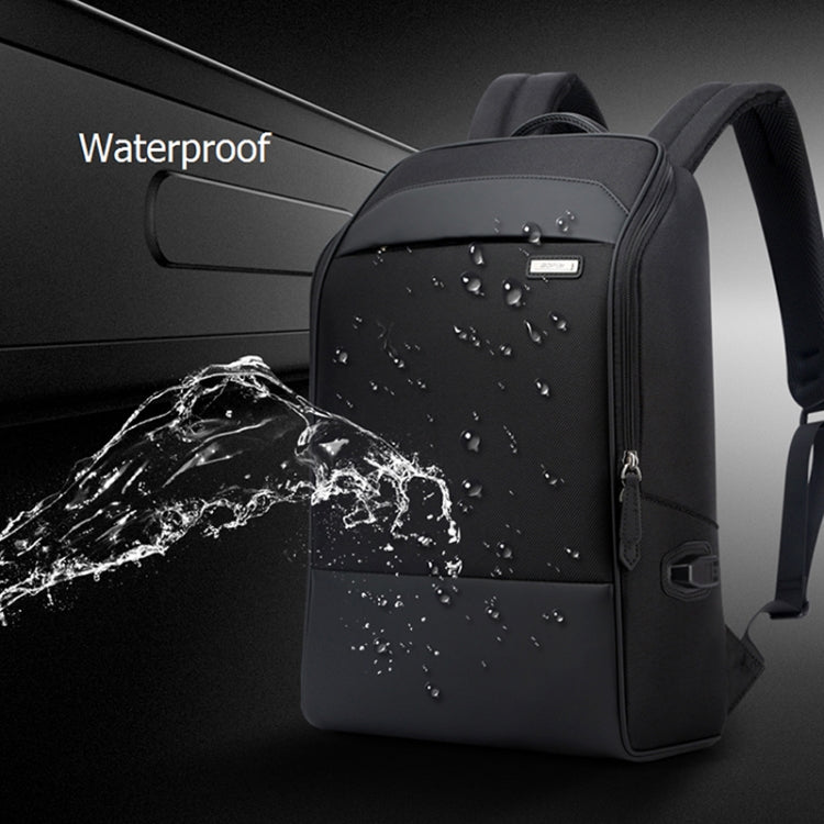 Sac à dos professionnel Bopai 751-006881 anti-vol, étanche, grande capacité, double épaule, avec port de chargement USB, Taille : 30x14x44cm, 751-006881