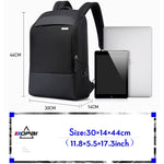 Sac à dos professionnel Bopai 751-006881 anti-vol, étanche, grande capacité, double épaule, avec port de chargement USB, Taille : 30x14x44cm, 751-006881