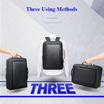 Sac à dos d'affaires décontracté Bopai 751-006551 grande capacité, respirant, avec interface USB externe, Taille : 30 x 12 x 44cm, 751-006551