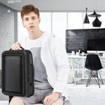 Sac à dos d'affaires décontracté Bopai 751-006551 grande capacité, respirant, avec interface USB externe, Taille : 30 x 12 x 44cm, 751-006551