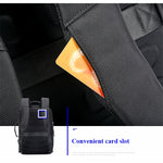 Sac à dos d'affaires décontracté Bopai 751-006551 grande capacité, respirant, avec interface USB externe, Taille : 30 x 12 x 44cm, 751-006551