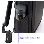 Sac à dos d'affaires décontracté Bopai 751-006551 grande capacité, respirant, avec interface USB externe, Taille : 30 x 12 x 44cm, 751-006551