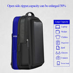 Sac à dos d'affaires décontracté Bopai 751-006551 grande capacité, respirant, avec interface USB externe, Taille : 30 x 12 x 44cm, 751-006551