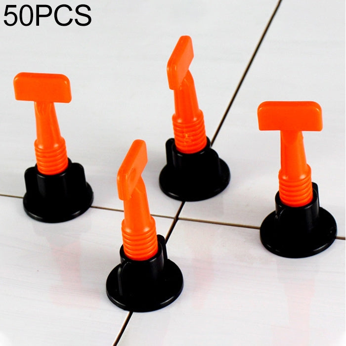 50 pièces de clips niveleurs dispositif de nivellement aides de positionnement pour pose de carrelage, aides de positionnement