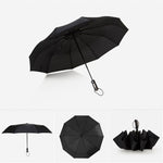 Parapluie automatique léger portable pliant trois volets étanche anti-UV