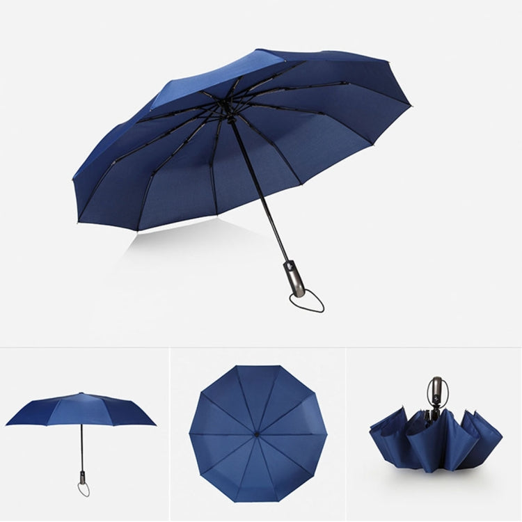 Parapluie automatique léger portable pliant trois volets étanche anti-UV