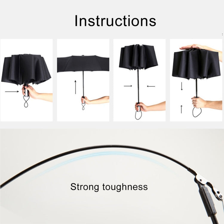 Parapluie automatique léger portable pliant trois volets étanche anti-UV