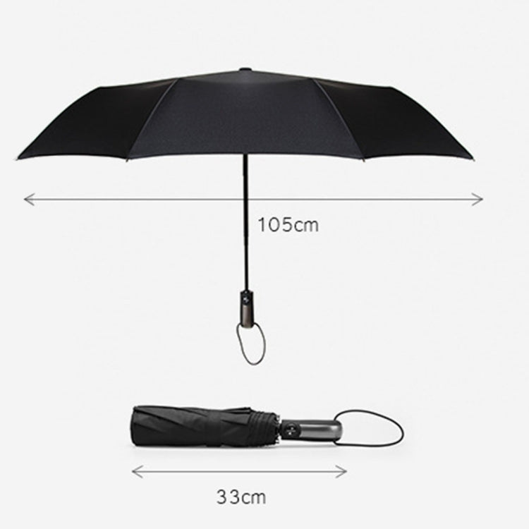 Parapluie automatique léger portable pliant trois volets étanche anti-UV