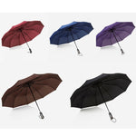 Parapluie automatique léger portable pliant trois volets étanche anti-UV