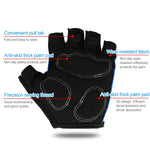 Gants de vélo demi-doigts BaseCamp BC-204 en Lycra, taille : L, taille : L